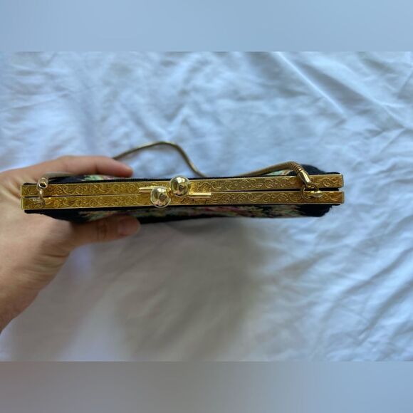 Vintage Needlepoint Handbag - Picture 3 of 6